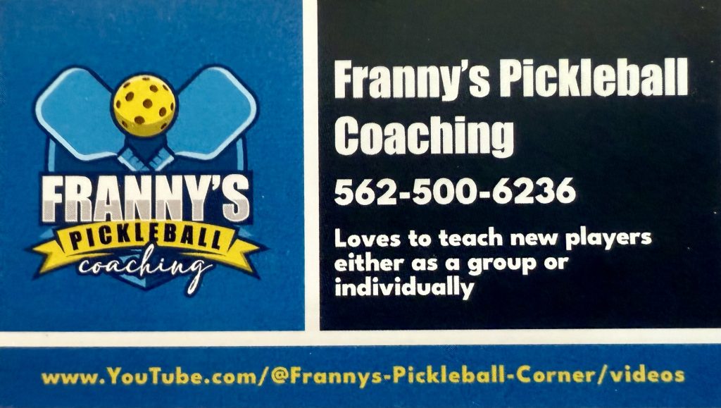 Franny’s Pickleball for Beginners - Instruction and Coaching